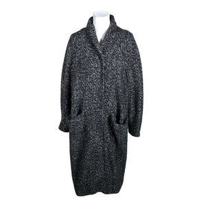 Unisex Marimekko - Wool coat, size 38 - Black (1)