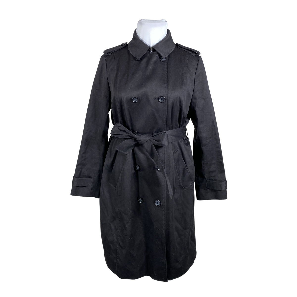 Unisex Jaeger - Trench coat, size 42 - Black (1)