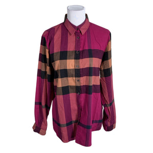 Unisex Burberry Brit - Flannel shirt, size 40 - Pink (1)
