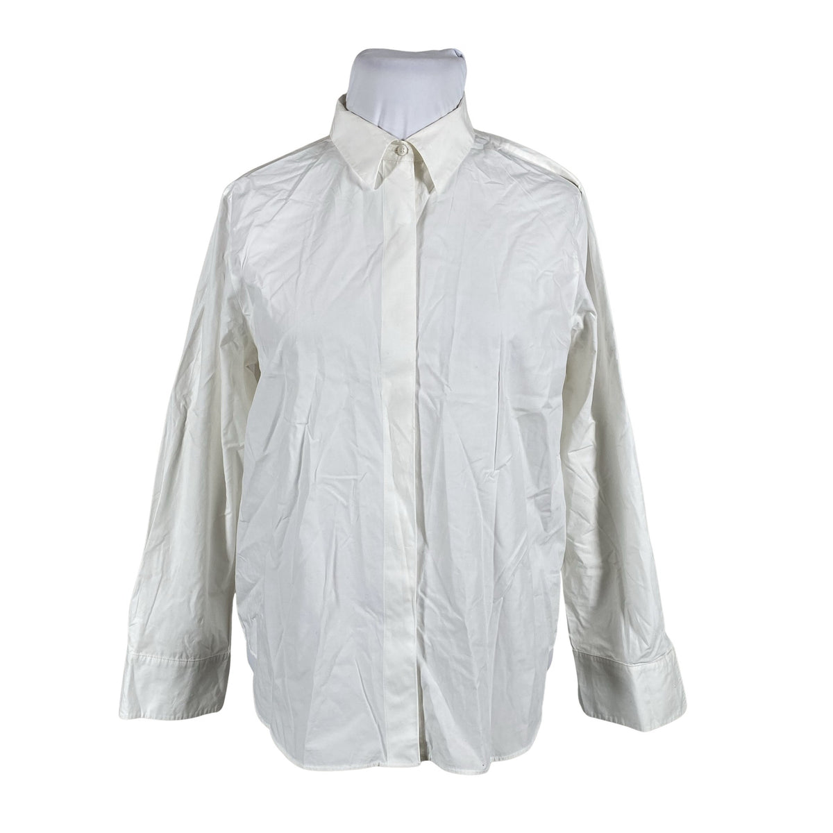 Unisex COS - Collared shirt, size 44 - White (1)