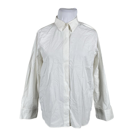 Unisex COS - Collared shirt, size 44 - White ()