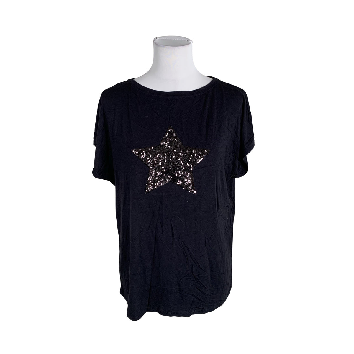 Unisex Mint Velvet - T-shirt, size 40 - Black (1)