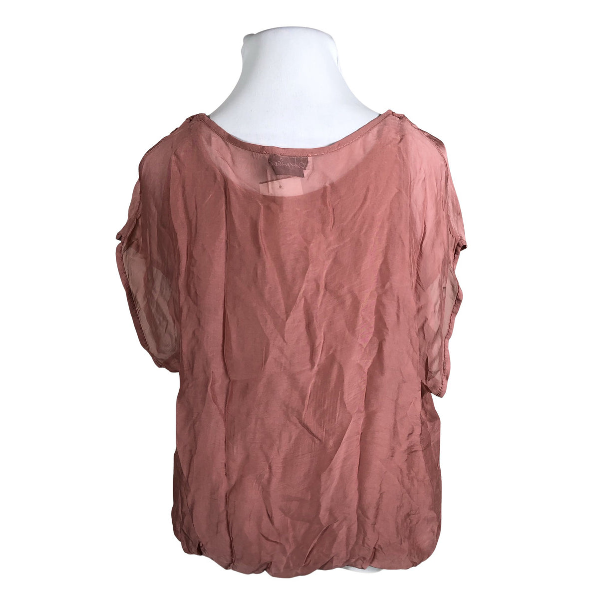 Unisex Bohemiana - Short-sleeved blouse, size 42 - Light pink (2)