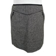 Unisex InWear - Fabric skirt, size 42 - Gray ()