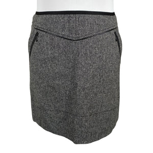 Unisex InWear - Fabric skirt, size 42 - Gray (1)