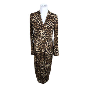 Unisex Joseph Ribkoff - Tricot dress, size 40 - Brown (1)