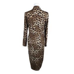 Unisex Joseph Ribkoff - Tricot dress, size 40 - Brown (2)
