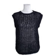 Unisex Ril's - Knit vest, size 40 - Black ()