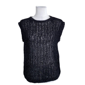 Unisex Ril's - Knit vest, size 40 - Black (1)