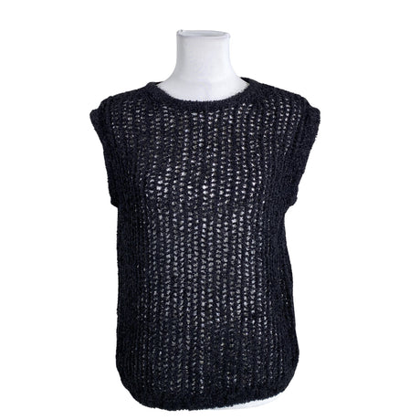 Unisex Ril's - Knit vest, size 40 - Black ()