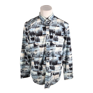 Unisex Bugatti - Collared shirt, size XL - Light blue (1)