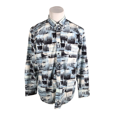 Unisex Bugatti - Collared shirt, size XL - Light blue ()