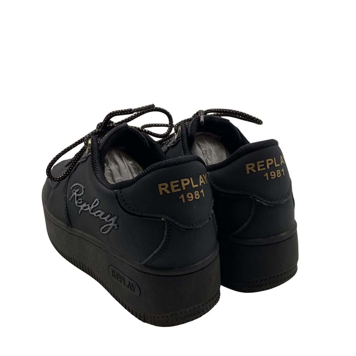 Unisex Replay - Casual sneakers, size 38 - Black (2)