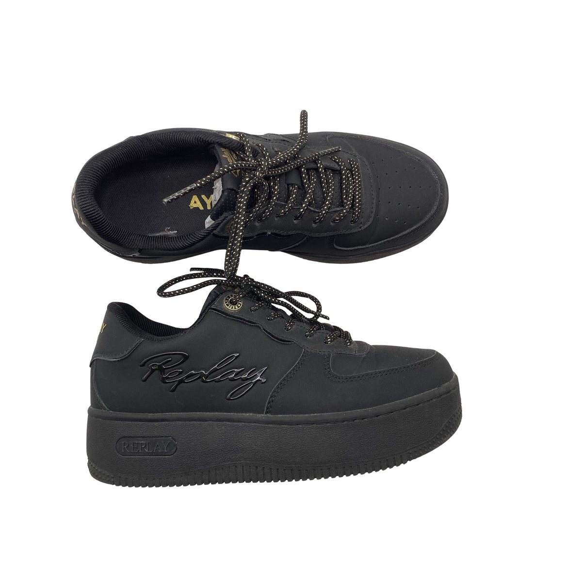 Unisex Replay - Casual sneakers, size 38 - Black (1)