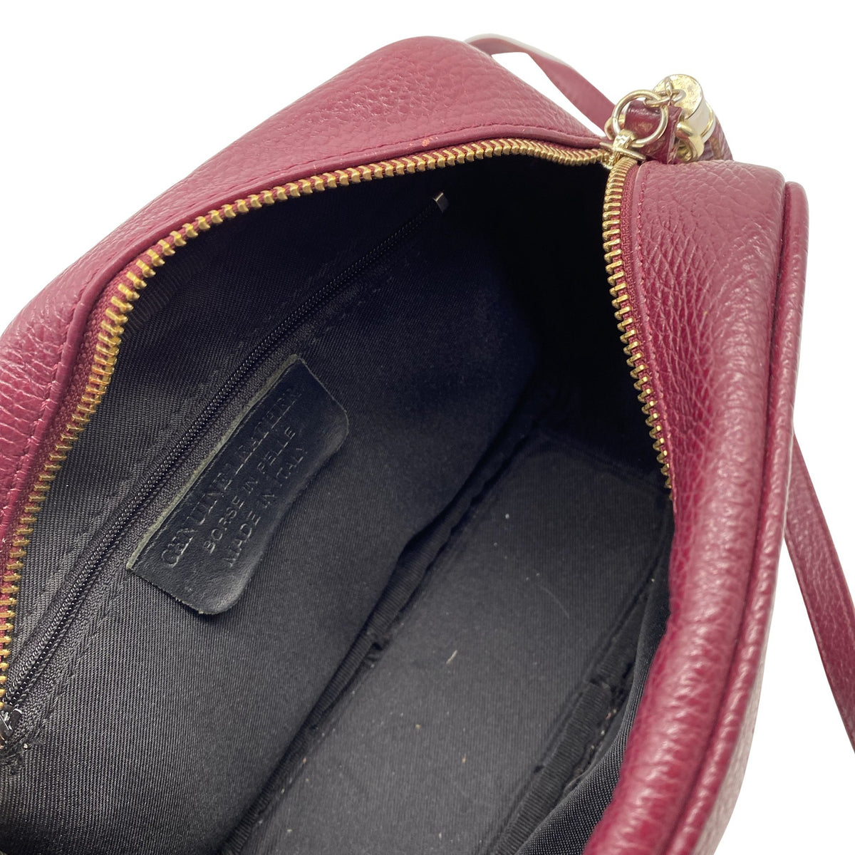 Unisex Maison Héritage - Shoulder bag, size Mini - Wine red (3)
