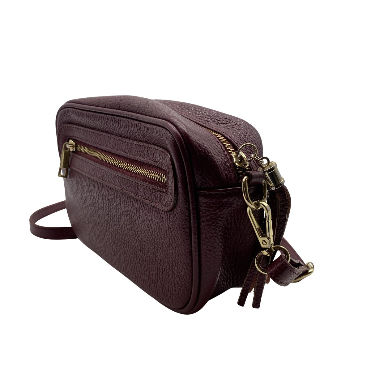 Unisex Maison Héritage - Shoulder bag, size Mini - Wine red (2)