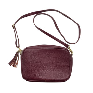 Unisex Maison Héritage - Shoulder bag, size Mini - Wine red (1)