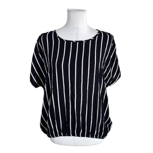Unisex Kaffe - Short-sleeved blouse, size 40 - Black (1)