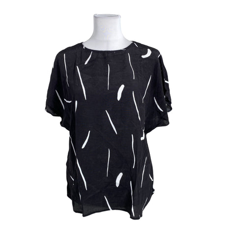 Unisex Nanso - Short-sleeved blouse, size 40 - Black ()