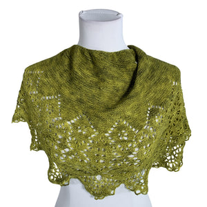 Unisex Handmade - Scarf, size Midi - Green (1)