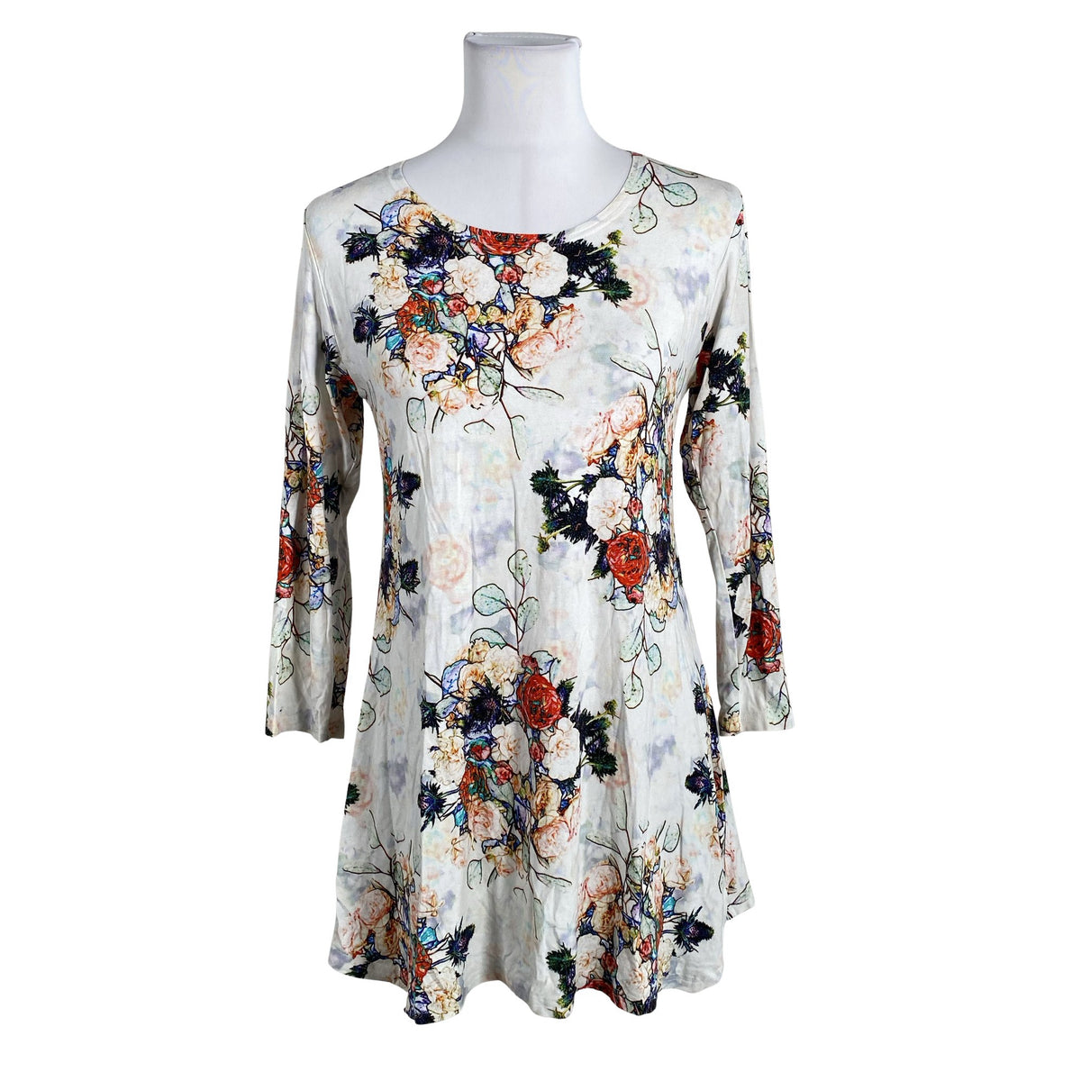 Unisex Leins' - Tricot tunic, size 36 - White (1)