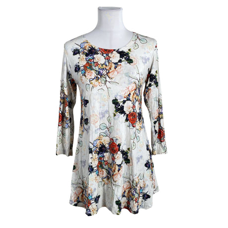 Unisex Leins' - Tricot tunic, size 36 - White ()