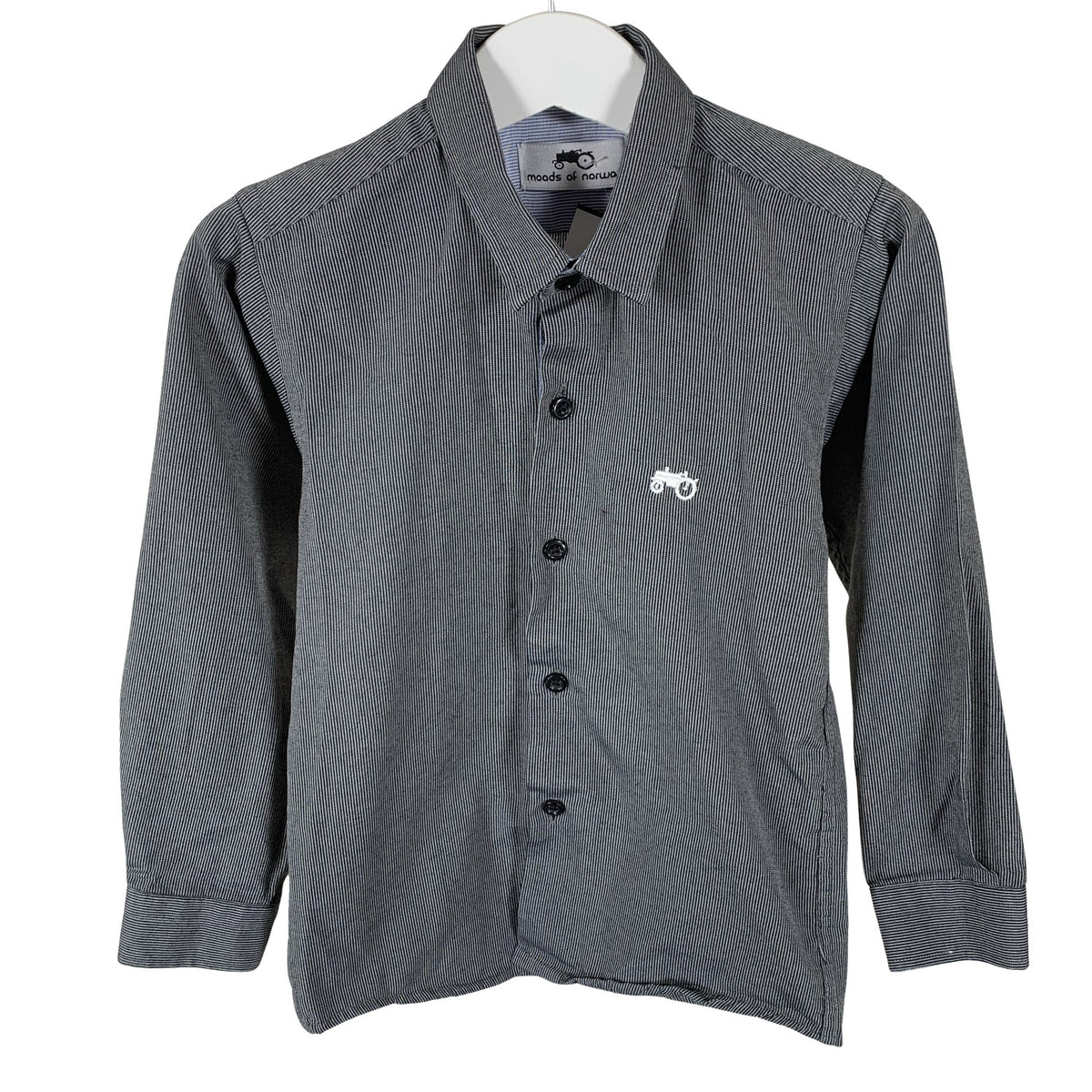 Unisex Moods of Norway - Collared shirt, size 86 - 92 - Gray (1)