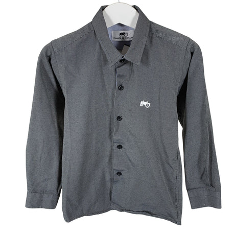 Unisex Moods of Norway - Collared shirt, size 86 - 92 - Gray ()
