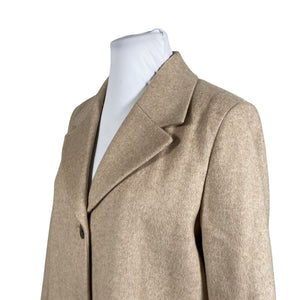 Unisex Selected - Wool coat, size 44 - Beige (2)