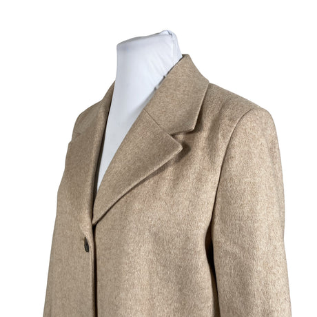 Unisex Selected - Wool coat, size 44 - Beige (2)