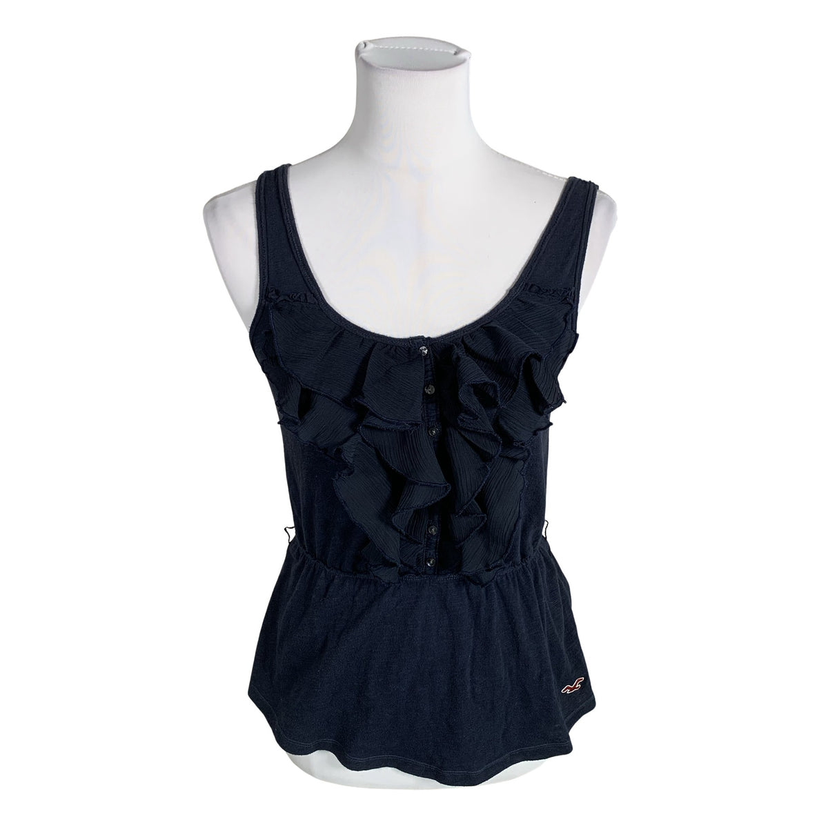 Unisex Hollister - Tricot tank top, size 38 - Blue (1)