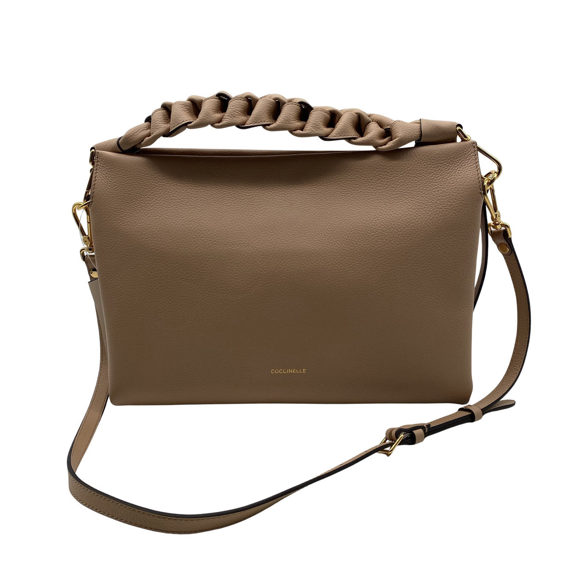Unisex Coccinelle - Handbag, size Maxi - Beige (1)