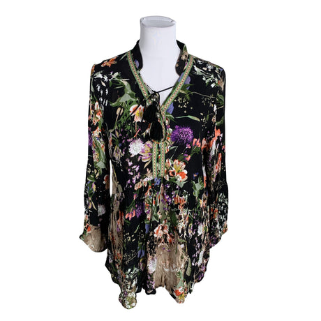 Unisex Orientique - Schiffon tunic, size 40 - Black ()