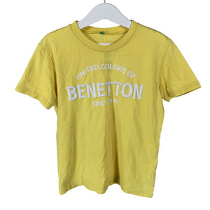 Unisex Benetton - T-shirt, size 122 - 128 - Yellow (1)