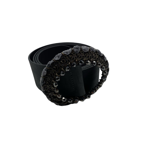 Unisex Marc Aurel - Leather belt, size Ei kokoa - Black ()
