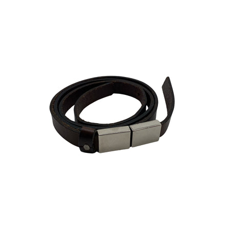 Unisex InWear - Leather belt, size Ei kokoa - Brown ()