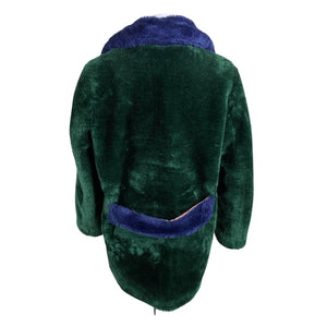 Unisex Pinko - Faux fur coat, size 40 - Green (2)