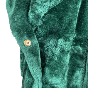 Unisex Pinko - Faux fur coat, size 40 - Green (3)