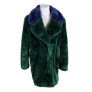 Unisex Pinko - Faux fur coat, size 40 - Green (1)