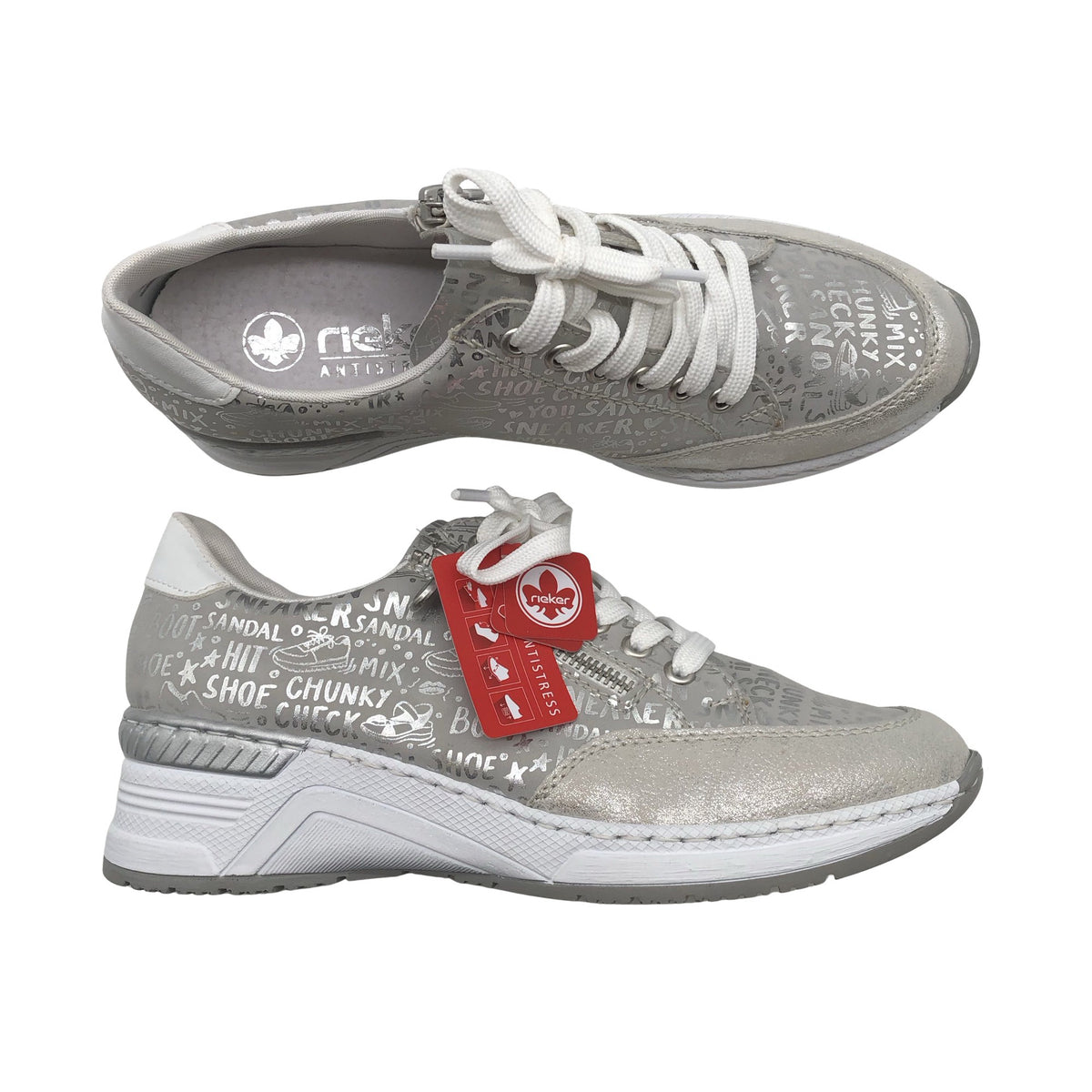 Unisex Rieker - Sneakers, size 40 - Gray (1)