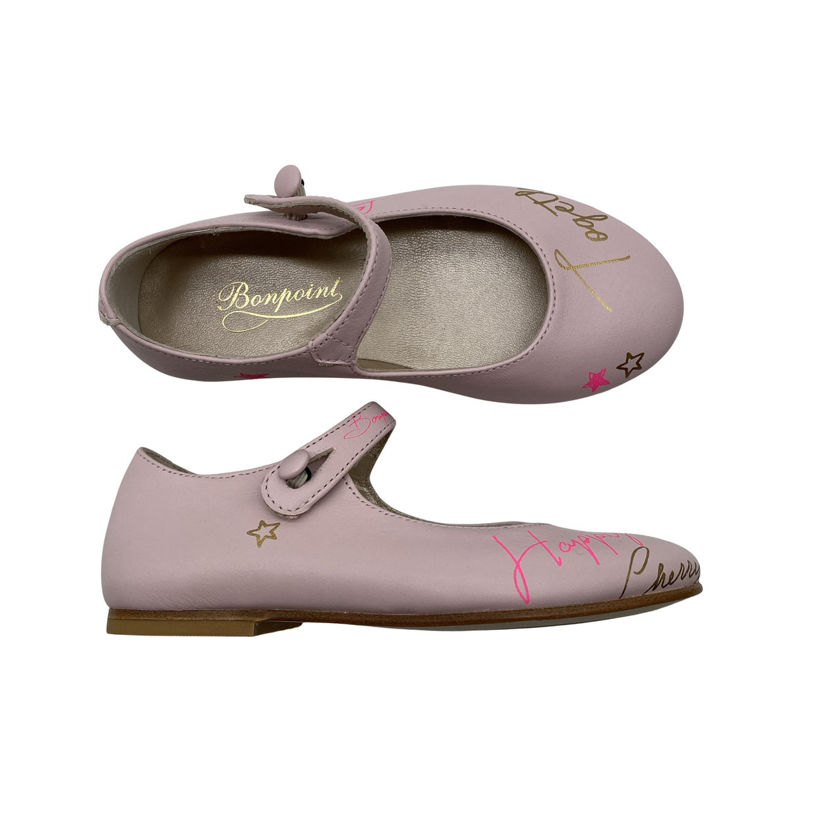 Unisex Bonpoint - Ballerinas, size 25 - Light pink (1)