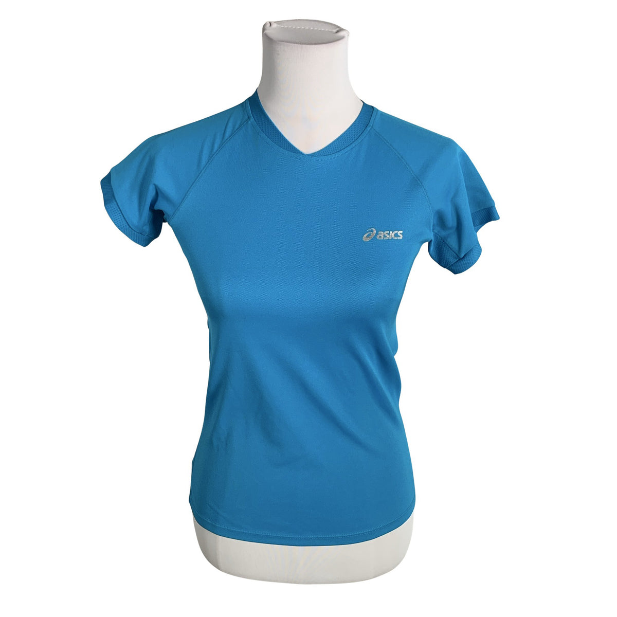 Unisex Asics - Sports shirt, short sleeve, size 36 - Turquoise (1)