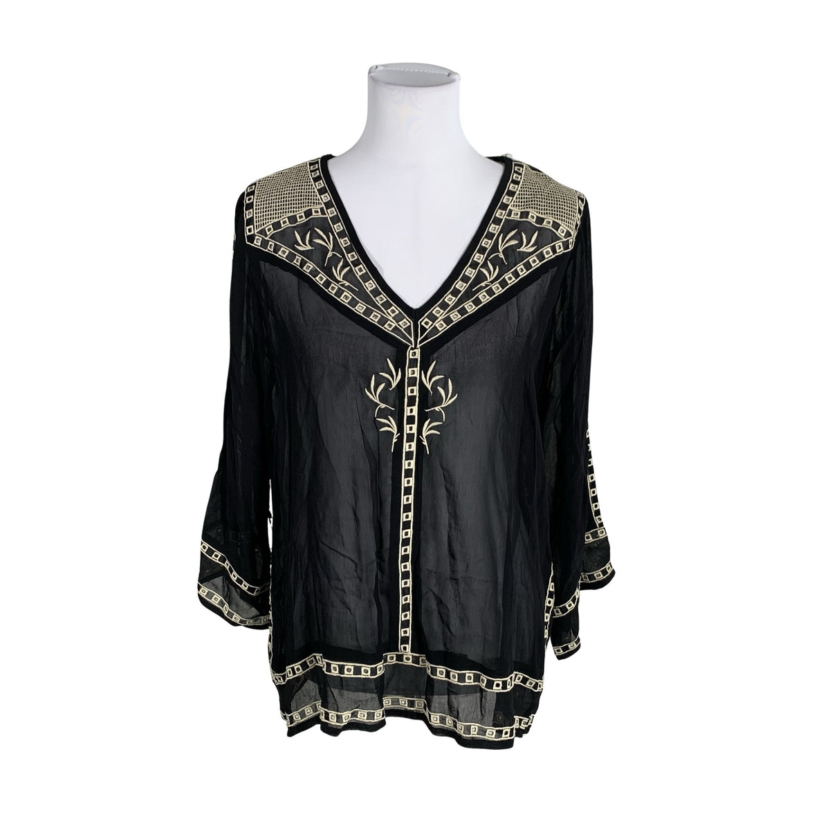 Unisex Summum Woman - Blouse, size 38 - Black (1)