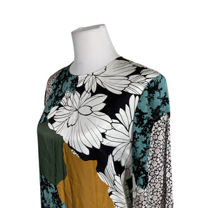 Unisex by Malene Birger - Schiffon dress, size 38 - Green (3)