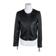Unisex Selected - Leather jacket, size 36 - Black ()