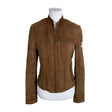 Unisex Frieda & Freddies - Leather jacket, size 36 - Brown ()