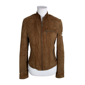 Unisex Frieda & Freddies - Leather jacket, size 36 - Brown (1)
