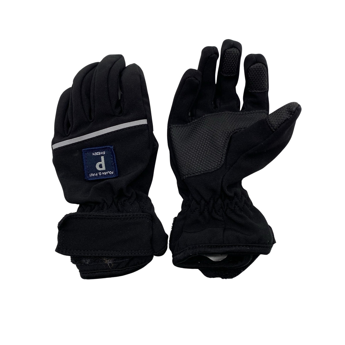 Unisex Polarn O. Pyret - Sprint/Fall gloves, size 4 - 5 vuotta - Black (1)
