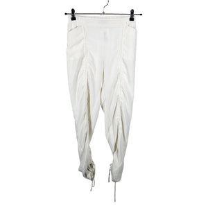 Unisex Carher Barcelona - Schiffon trousers, size 34 - Natural white (1)
