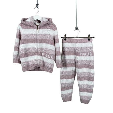 Unisex Gelato Pique - Fleece set, size 116 - 122 - Light pink ()